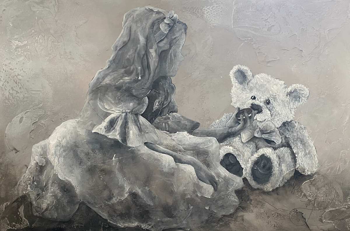 Chocolatey Cookie For " Mon Ami " by JACINTHE LACROIX. MASTER SCULPTOR AND ARTIST 