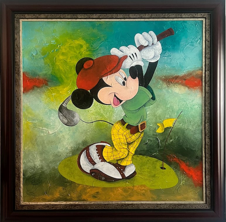 MICKEY'S CHIPPIE by JACINTHE LACROIX. MASTER SCULPTOR AND ARTIST, Image 4.
