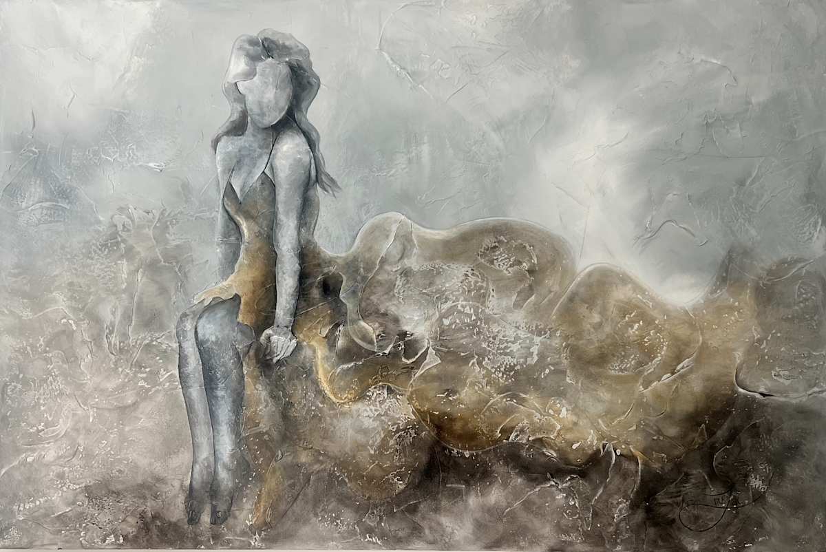 PEACEFUL MOMENT by JACINTHE LACROIX. MASTER SCULPTOR AND ARTIST, Image 1.