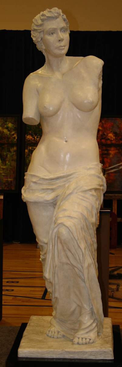 VENUS REIMAGINED . 7 FEET TALL by JACINTHE LACROIX. MASTER SCULPTOR AND ARTIST, Image 3.