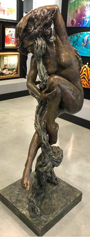 NATURE VS NURTURE LIFE SIZE AT LUIS SOTTIL GALERIA by JACINTHE LACROIX. MASTER SCULPTOR AND ARTIST, Image 6.