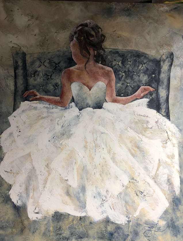 TRUE STRENGTH IS DELICATE by Jacinthe Lacroix-Master Sculptor and Artist 