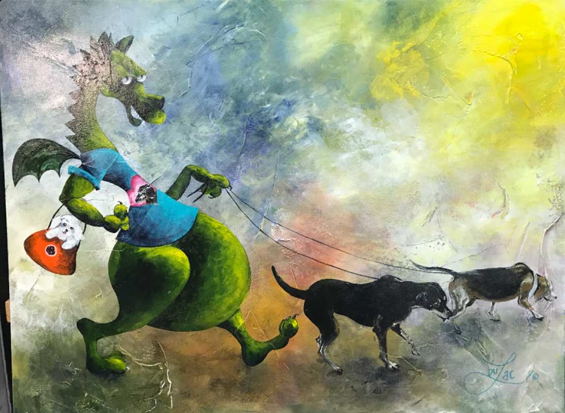 Going For a Stroll by Jacinthe Lacroix 