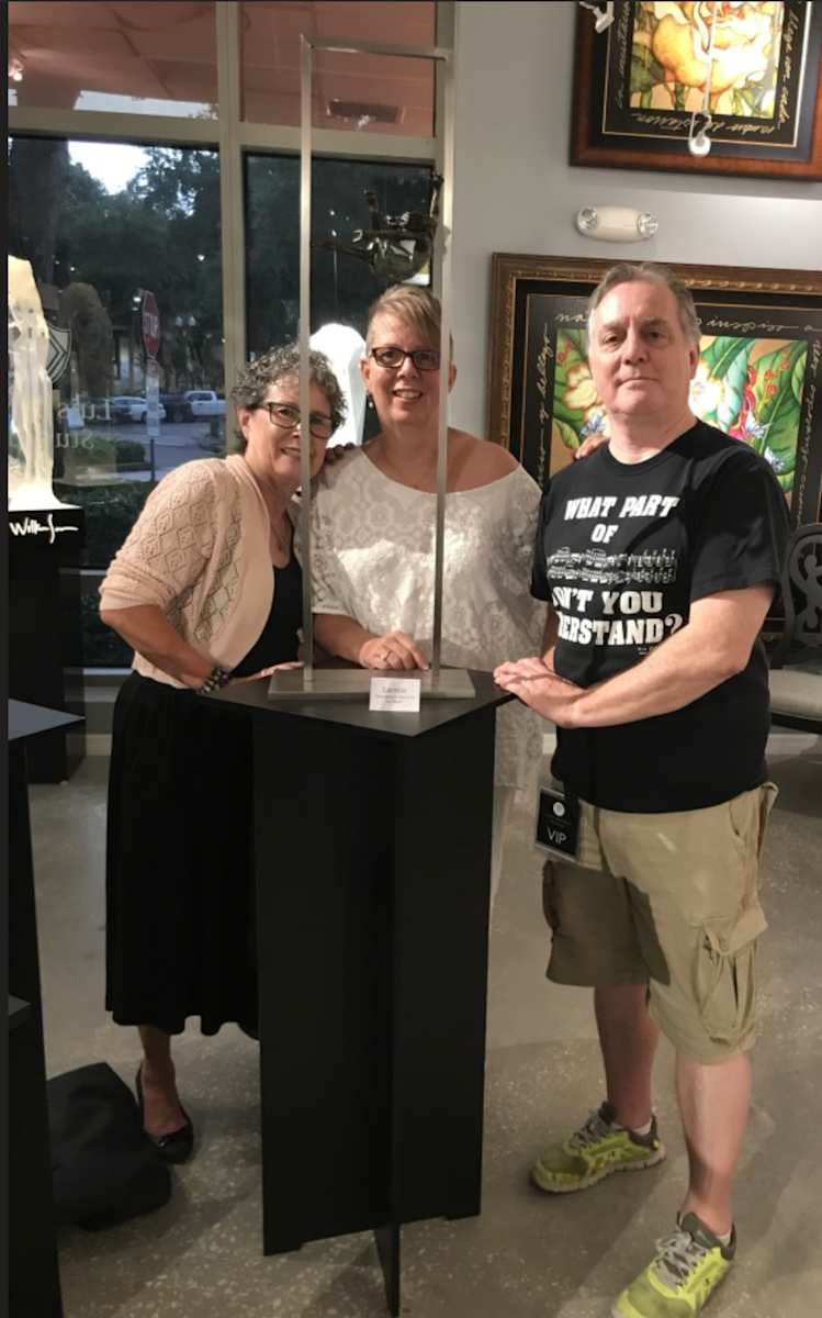 LEARNING TO DANCE IN THE RAIN by JACINTHE LACROIX. MASTER SCULPTOR AND ARTIST 