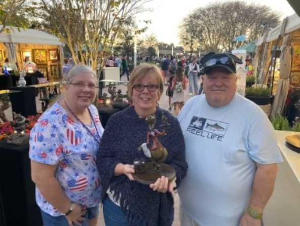 JACINTHE LACROIX. MASTER ARTIST AND SCULPTOR. NEW COLLECTOR AT THE EPCOT FESTIVAL OF THE ART OF LE SOMMELIER by JACINTHE LACROIX. MASTER SCULPTOR AND ARTIST 