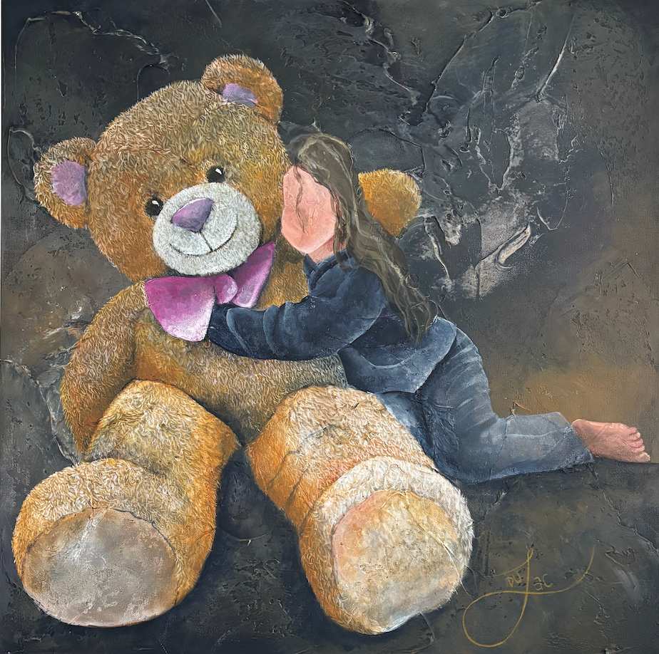 BEAR HUGS & SWEET DREAMS. by JACINTHE LACROIX. MASTER SCULPTOR AND ARTIST, Image 1.