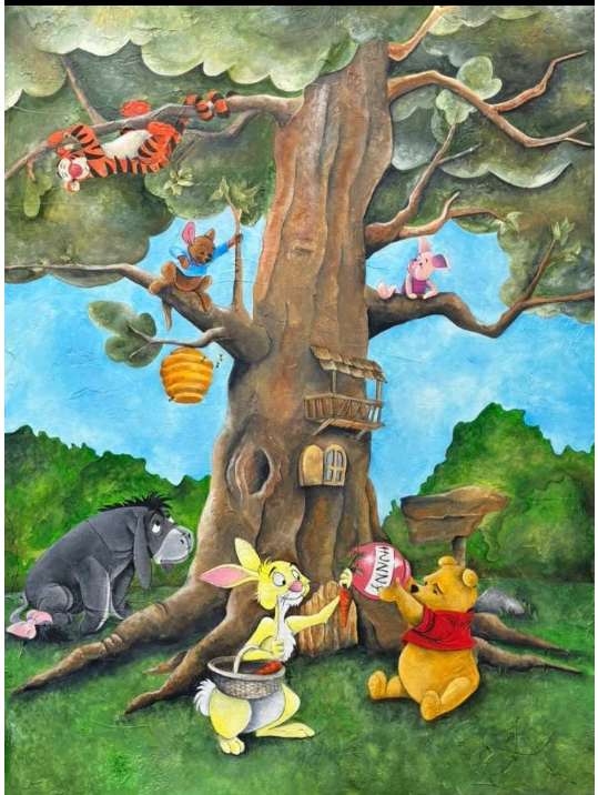 HONEY HARVEST ADVENTURE-POOH'S DELIGHT- by JACINTHE LACROIX. MASTER SCULPTOR AND ARTIST, Image 5.