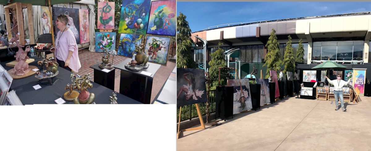 YOU'VE HAD MANY SOLO, GROUPE AND GALLERY EXHIBITIONS. HOW DO YOU FEEL ABOUT THOSE EXPERIENCES AND CREATING ARTS IN FRONT OF THE PUBLIC ? by JACINTHE LACROIX. MASTER SCULPTOR AND ARTIST, Image 1.