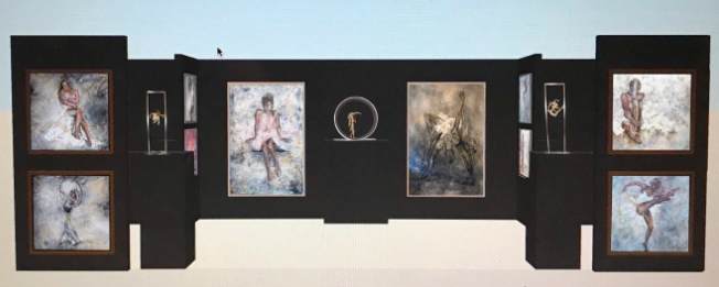 CAN YOU SHOW ME A EXAMPLE OF ANY OF YOUR  BOOTH DISPLAY ? by JACINTHE LACROIX. MASTER SCULPTOR AND ARTIST, Image 2.