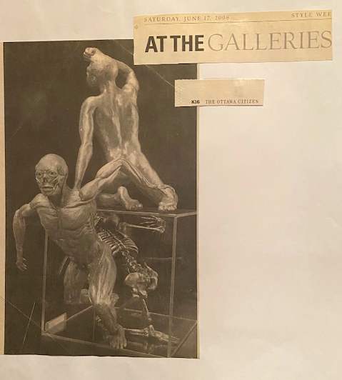 DO YOU HAVE ADVERTIZING IN LOCAL NEWS PAPER ? by Jacinthe Lacroix-Master Sculptor and Artist 