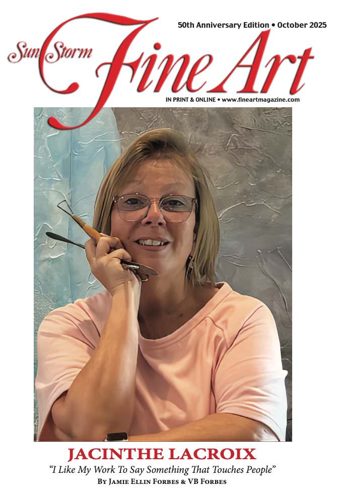 DO YOU HAVE ANY PUBLICATION IN FINE ART MAGAZINE IN NEW YORK ? COVER PAGE by Jacinthe Lacroix-Master Sculptor and Artist 