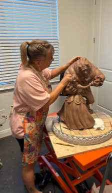 ENCHANTED WALTZ. A TALE AS OLD AS TIME. (BEAUTY AND THE BEAST) by JACINTHE LACROIX. MASTER SCULPTOR AND ARTIST, Image 1.