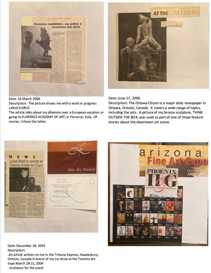 JACINTHE ADVERTISING by JACINTHE LACROIX. MASTER SCULPTOR AND ARTIST 