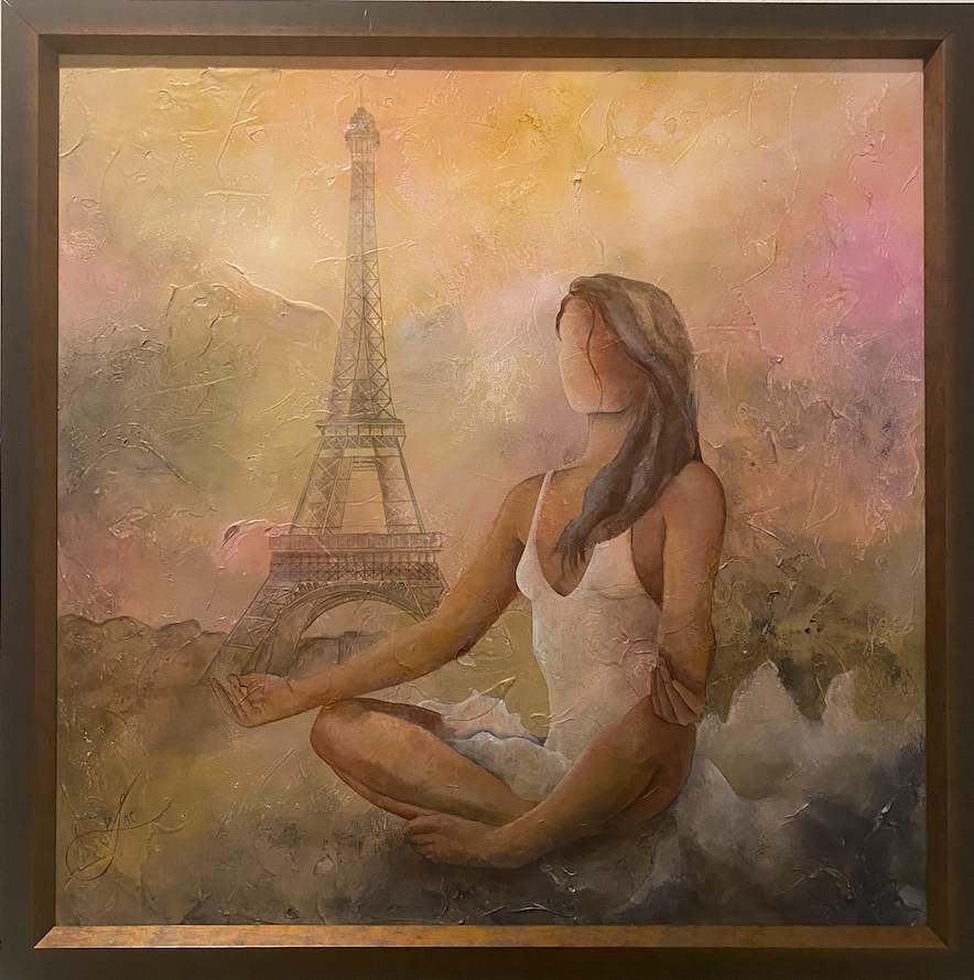 MEDITATION BENEATH THE PARISIAN SKY by JACINTHE LACROIX. MASTER SCULPTOR AND ARTIST, Image 1.