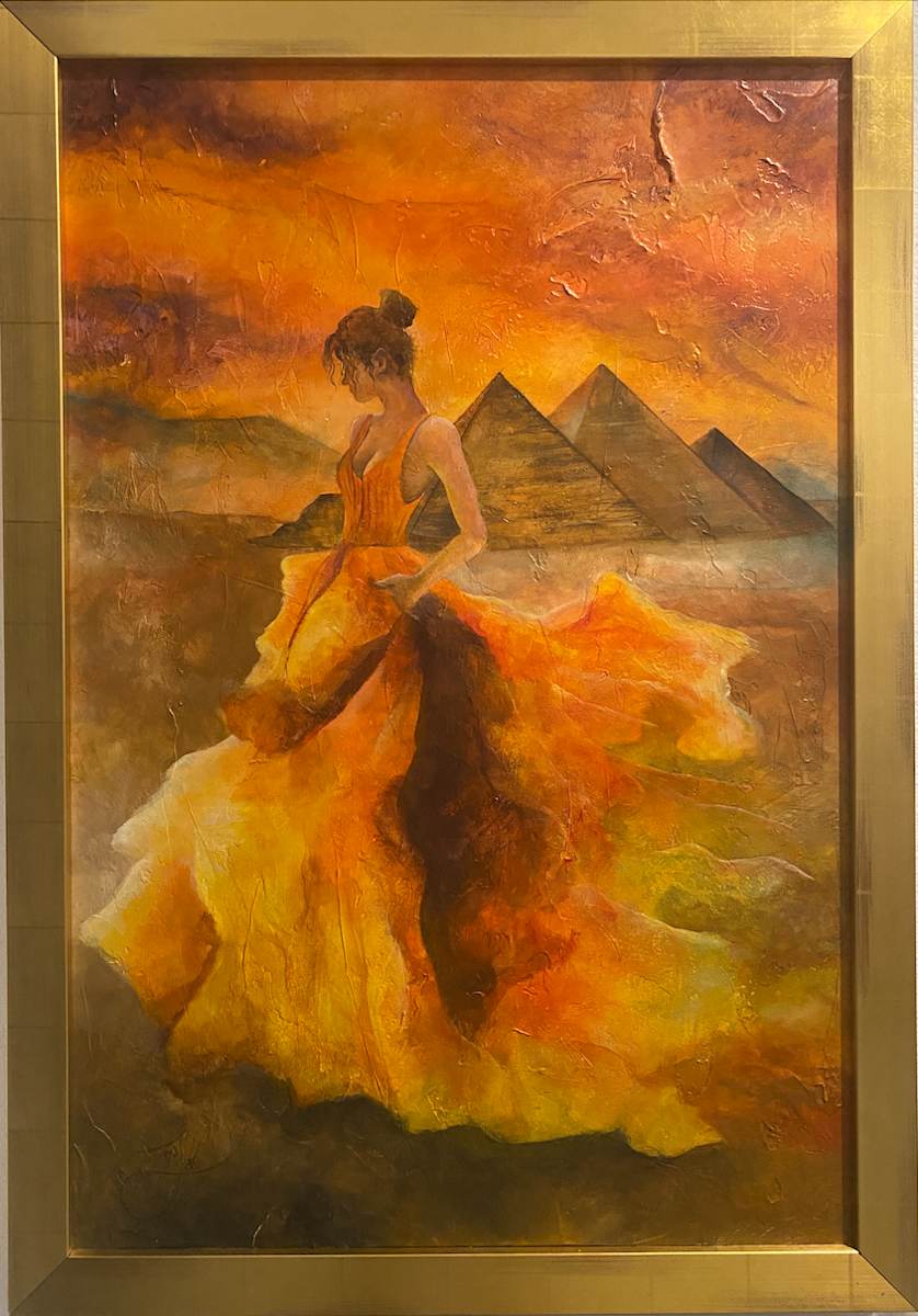 ELYSIAN FLAMES IN THE DESERT.    , by JACINTHE LACROIX. MASTER SCULPTOR AND ARTIST, Image 1.