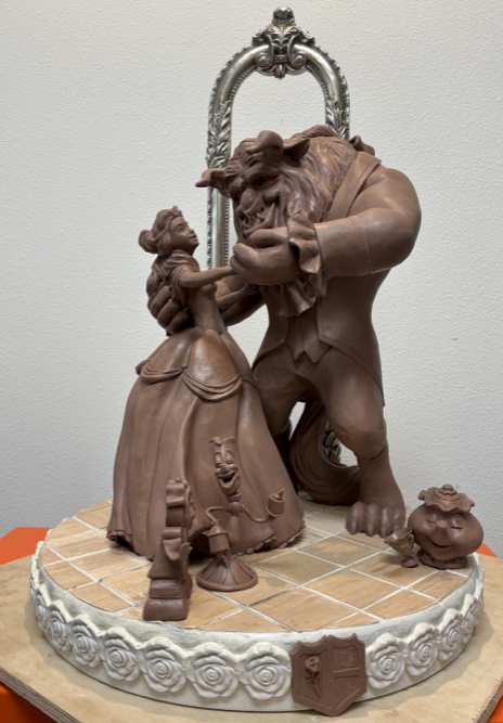 ENCHANTED WALTZ. A TALE AS OLD AS TIME. (BEAUTY AND THE BEAST) by JACINTHE LACROIX. MASTER SCULPTOR AND ARTIST, Image 2.