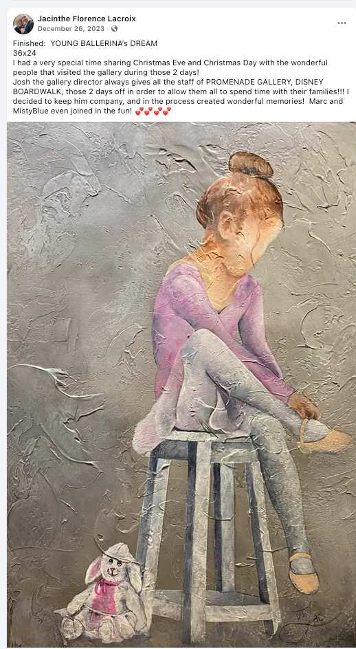 JACINTHE LACROIX. MASTER ARTIST AND SCULPTOR by JACINTHE LACROIX. MASTER SCULPTOR AND ARTIST, Image 1.