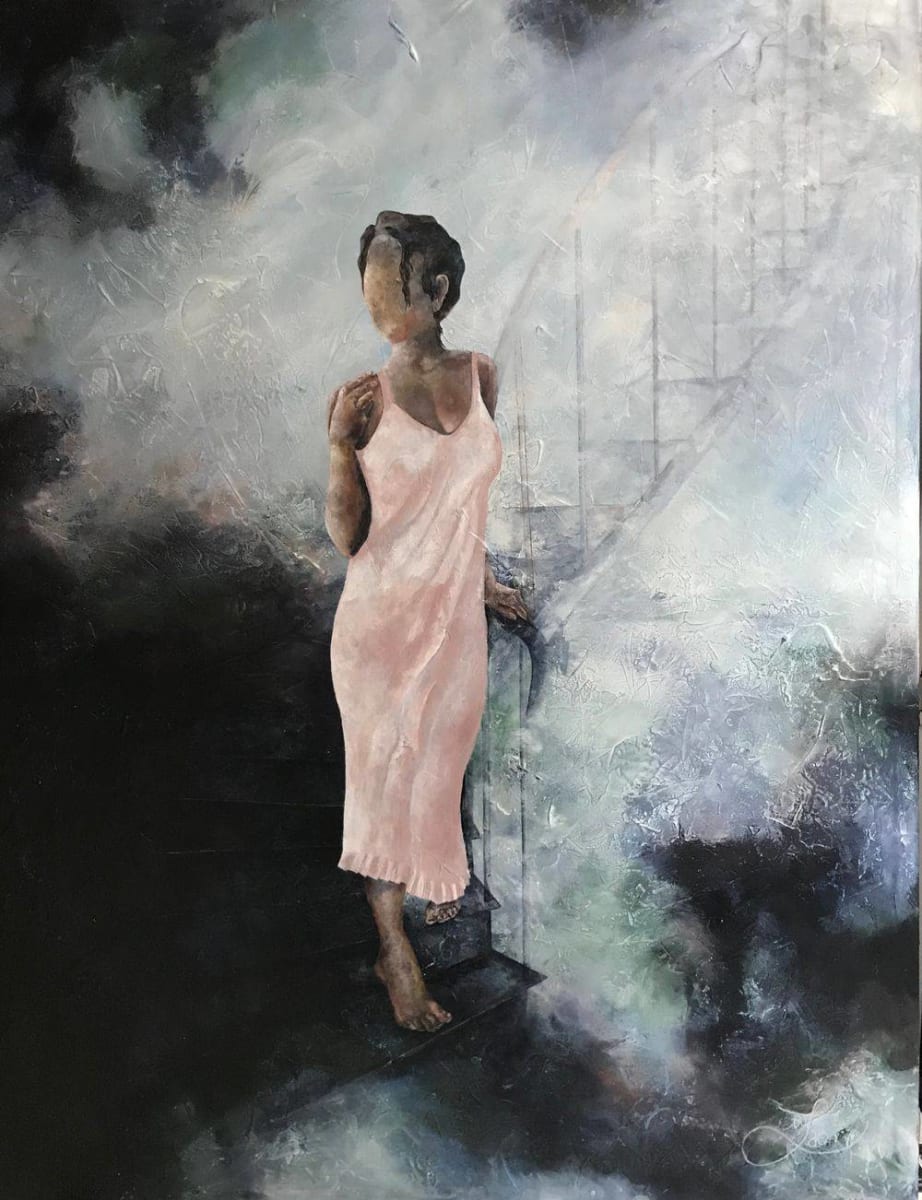 Woman In Pink by Jacinthe Lacroix 