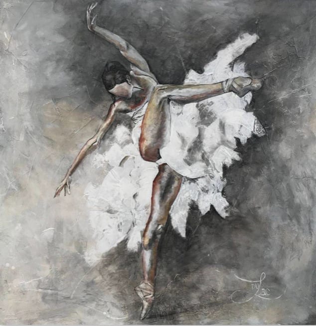 I DON'T NEED WINGS TO FLY by JACINTHE LACROIX. MASTER SCULPTOR AND ARTIST 