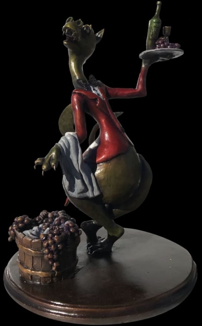 LE SOMELLIER by JACINTHE LACROIX. MASTER SCULPTOR AND ARTIST 