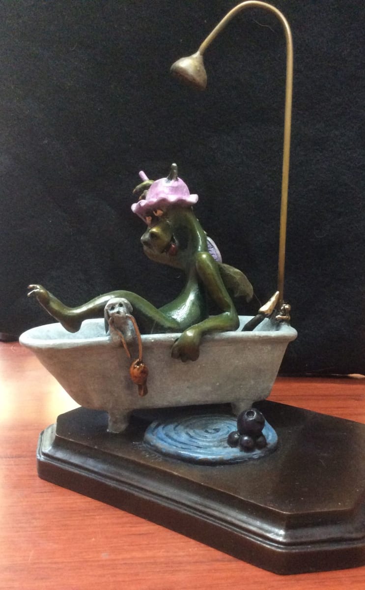 BUBBLE BATH by Jacinthe Lacroix-Master Sculptor and Artist 