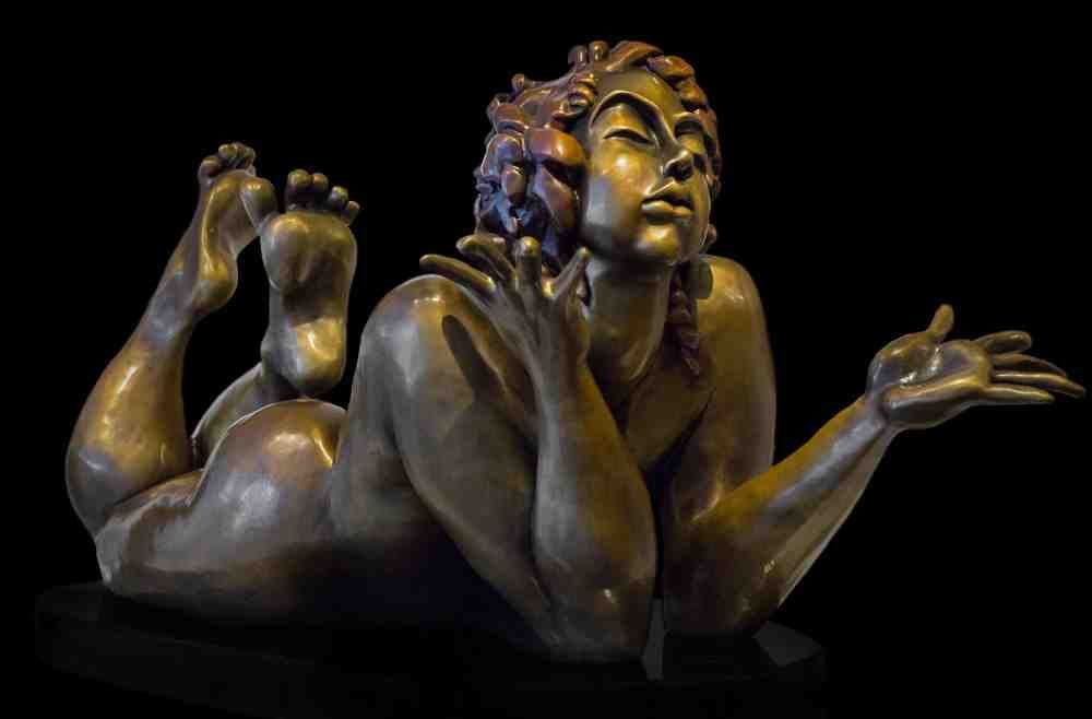 C'EST LA VIE (THAT'S LIFE) by JACINTHE LACROIX. MASTER SCULPTOR AND ARTIST 