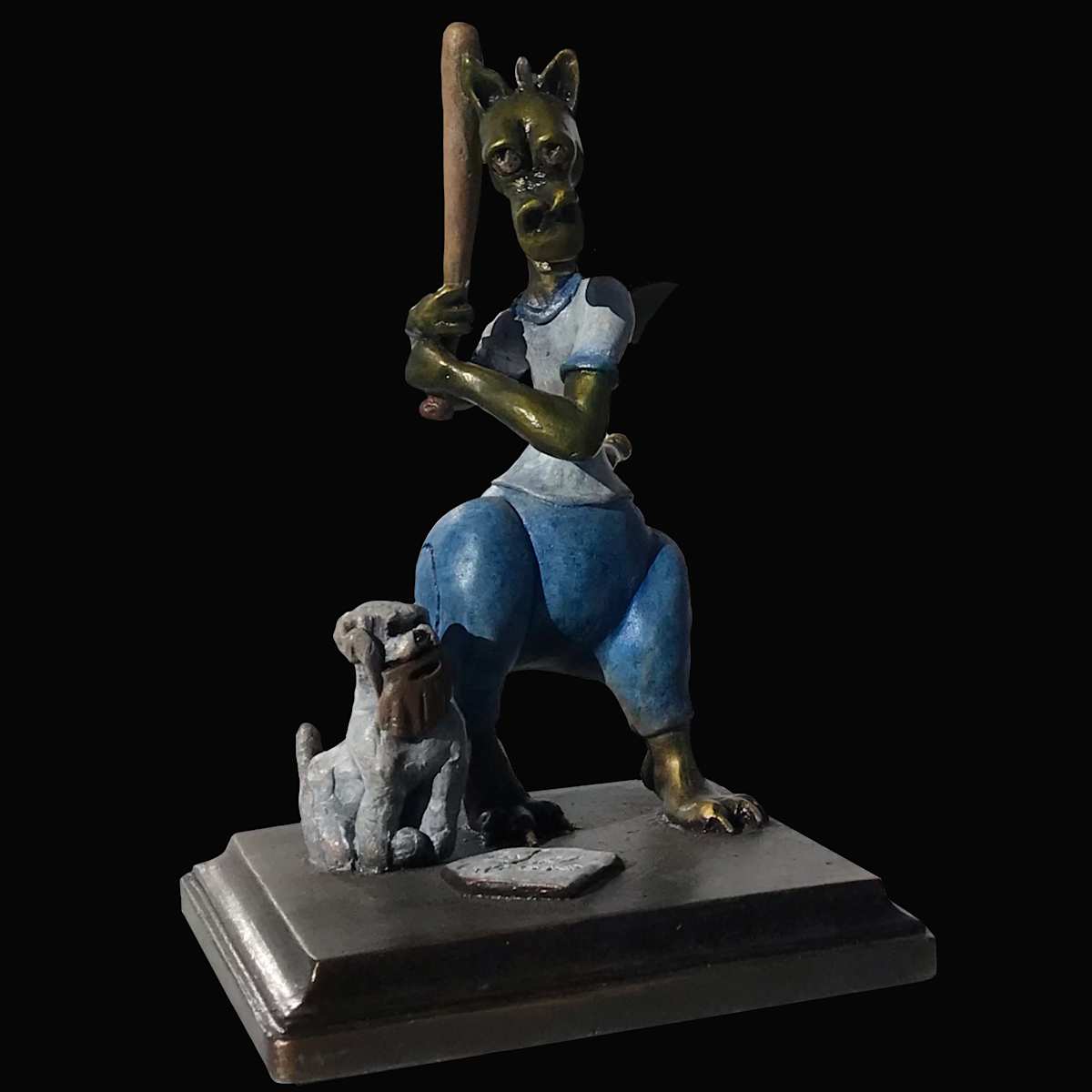 POWER HITTER.   , by JACINTHE LACROIX. MASTER SCULPTOR AND ARTIST, Image 1.
