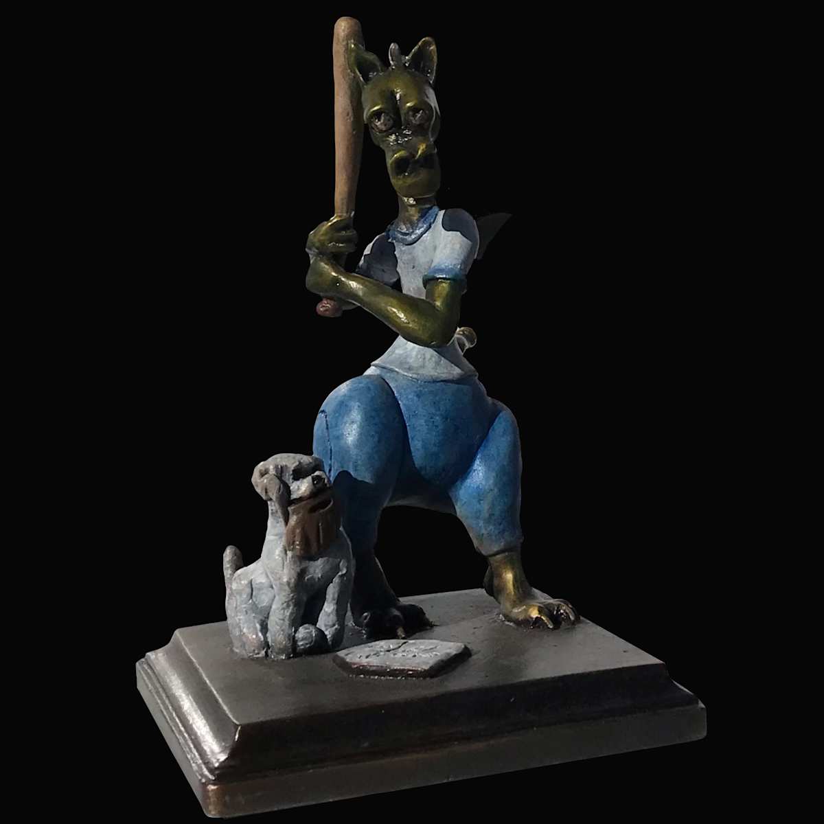 POWER HITTER.   , by JACINTHE LACROIX. MASTER SCULPTOR AND ARTIST, Image 1.