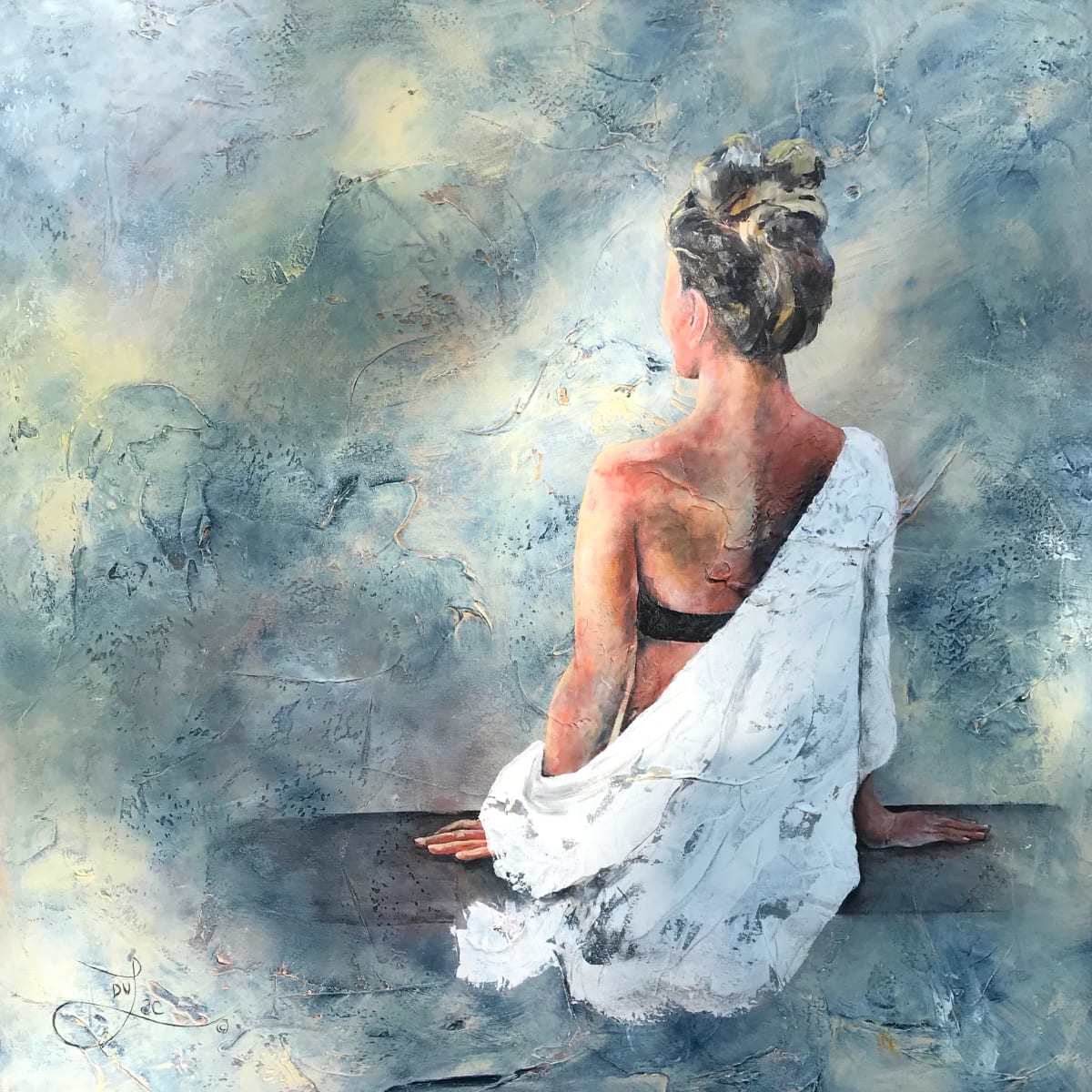 CALM SPIRIT-GICLEE by JACINTHE LACROIX. MASTER SCULPTOR AND ARTIST 
