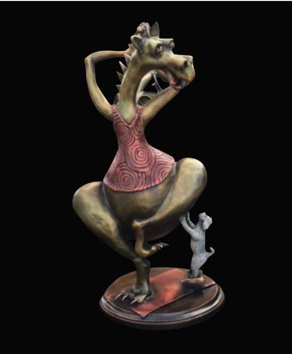 Sun Salutation by Jacinthe Lacroix-Master Sculptor and Artist 