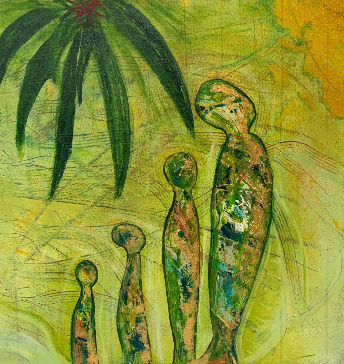 Reflections - Mixed Media on Canvas by Merril Vitek, Image 2.