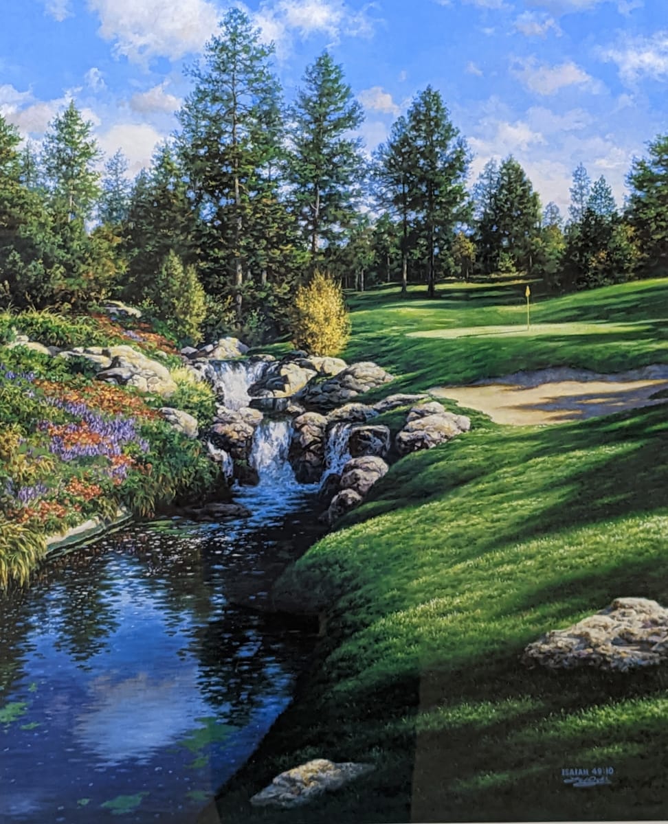 The Twelfth at Castle Pines by Larry Dyke  Image: The Twelfth at Castle Pines by Larry Dyke