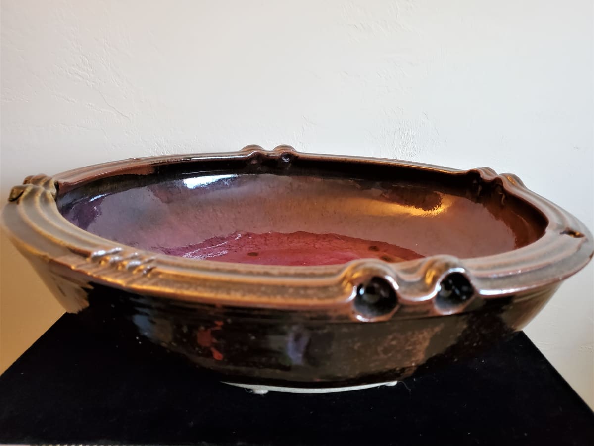 Large Wheelthrown Serving Bowl, Image 1.