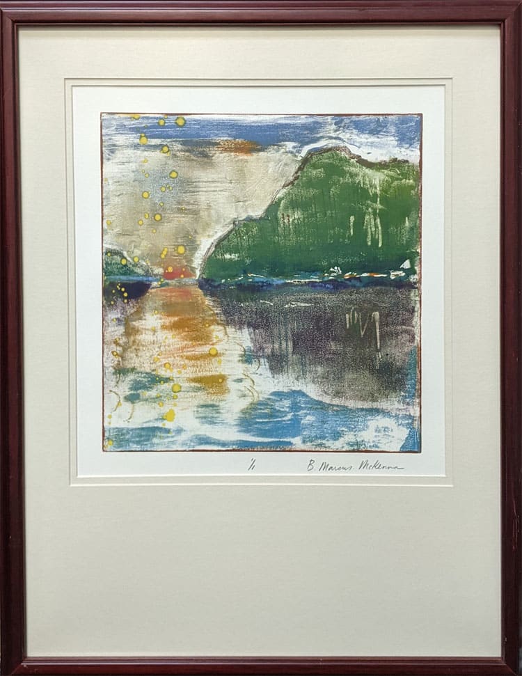Untitled - Monotype Print by Barbara Marcus-McKenna, Image 1.