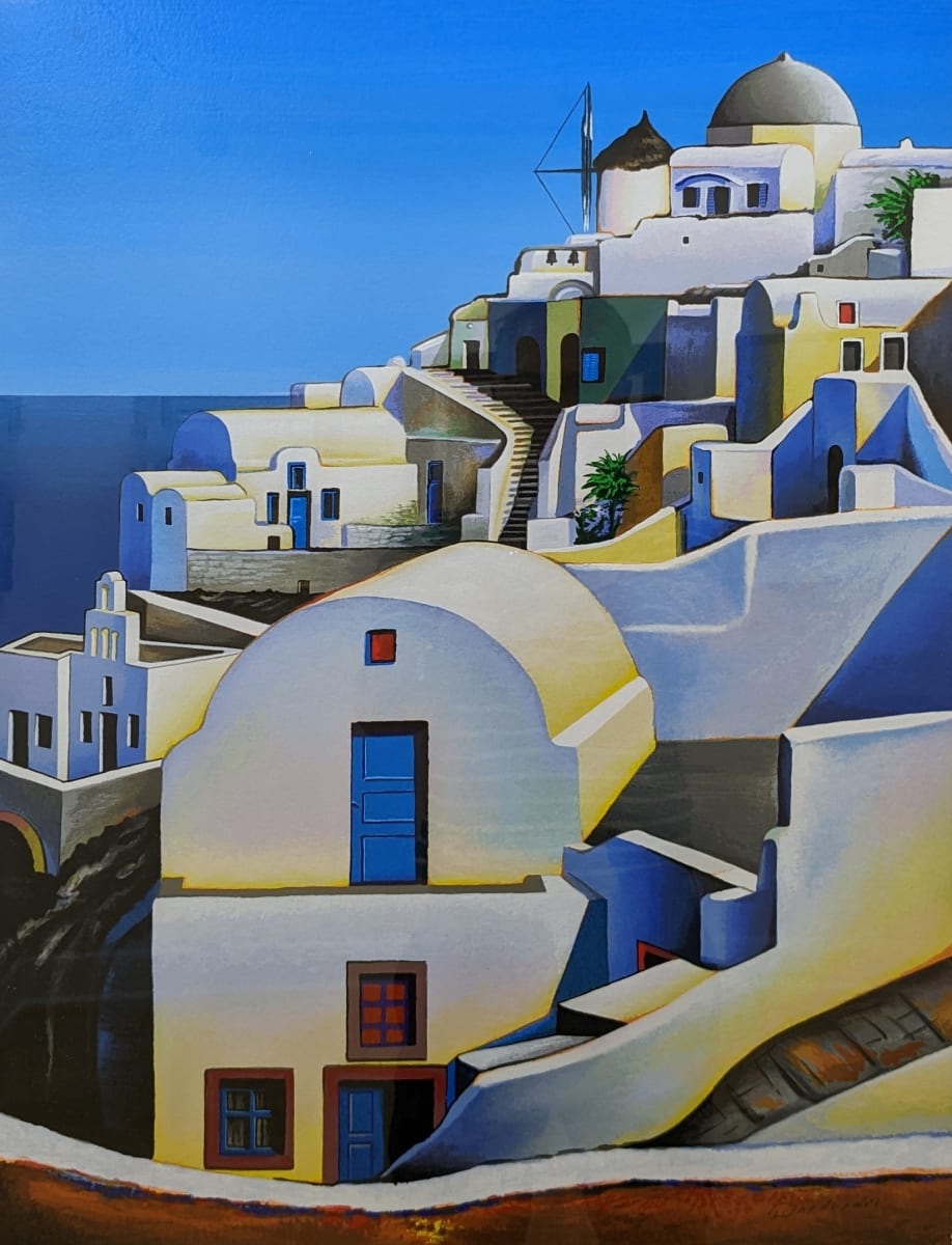 Oia on Santtorini by Igo Medvedev, Image 1.