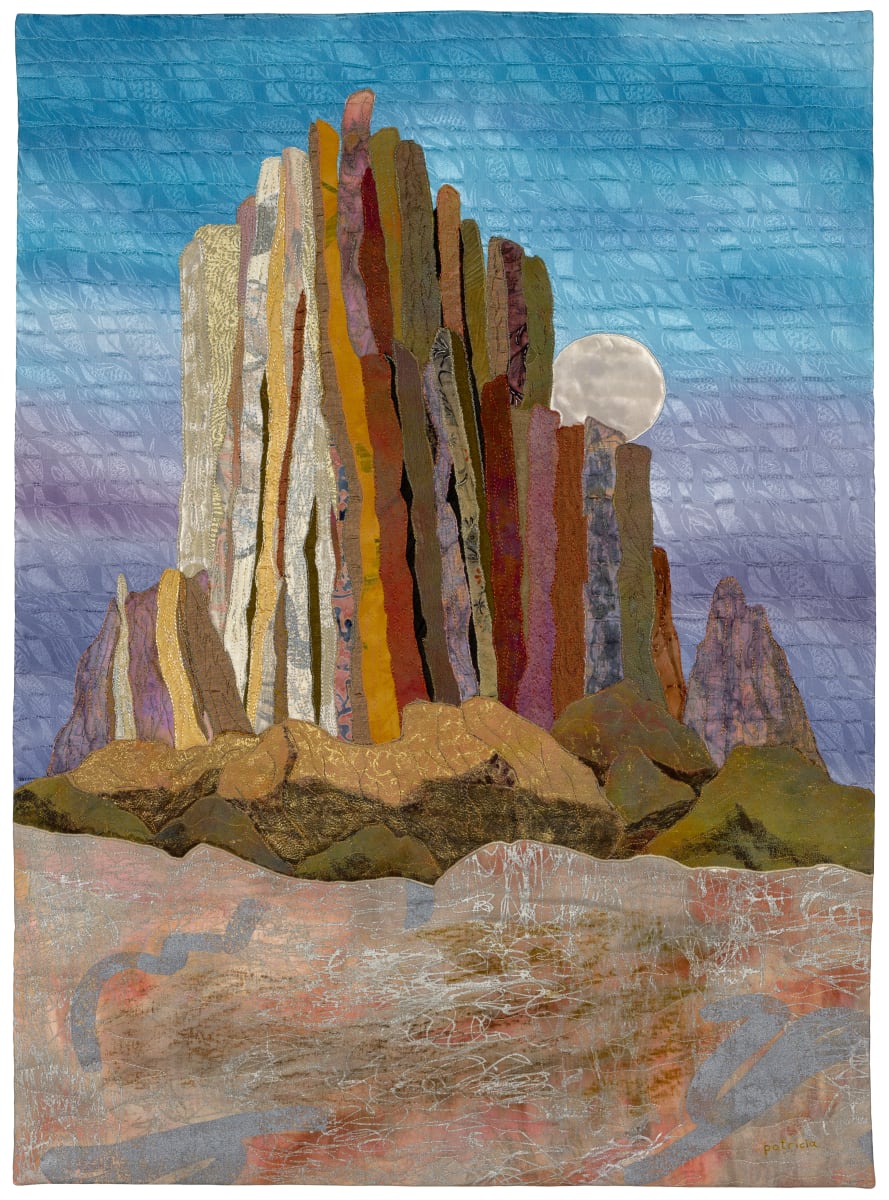 Moonrise, Shiprock by Patricia Gould 
