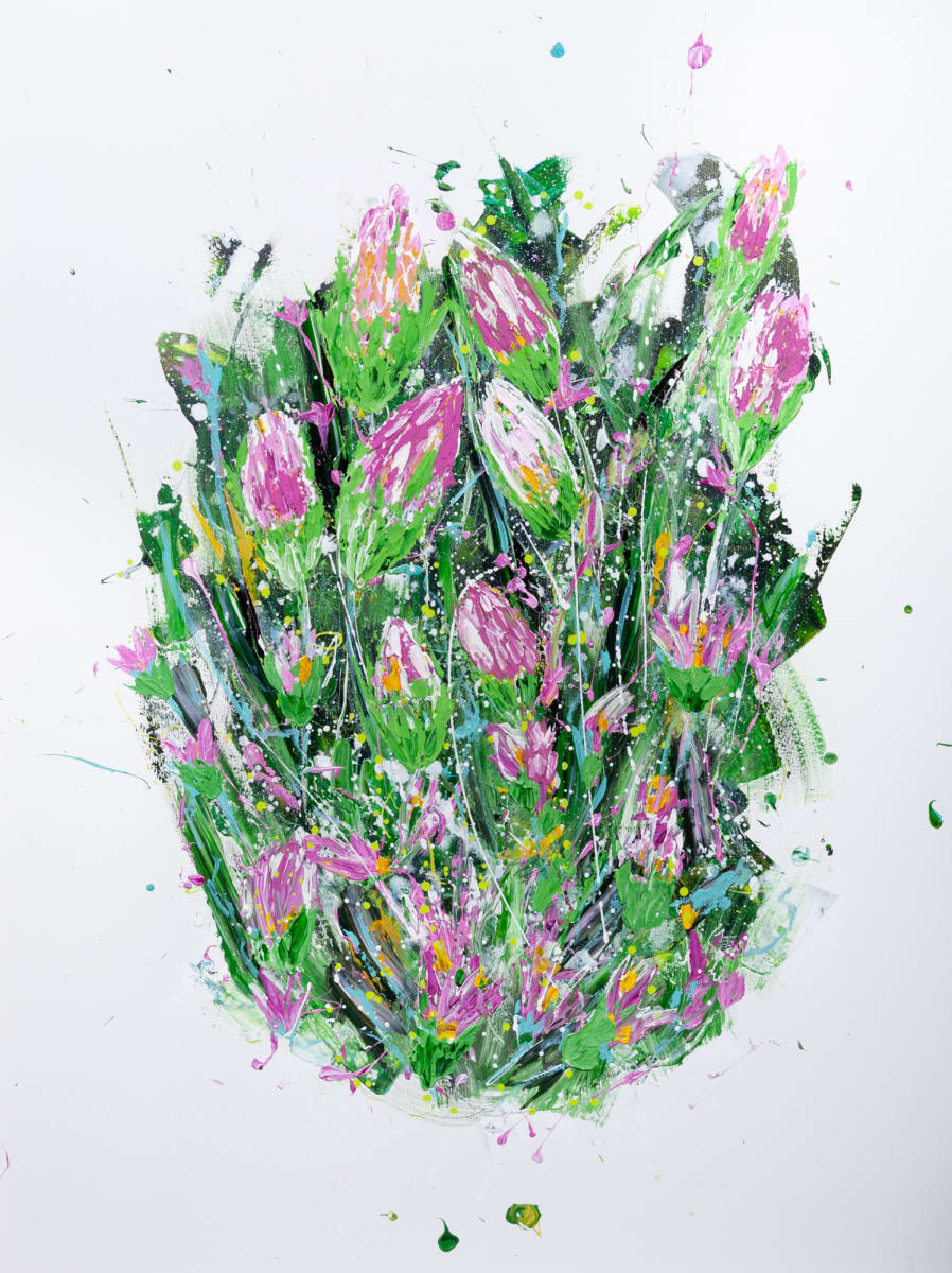 Purple splash by Bogdan Mihai 