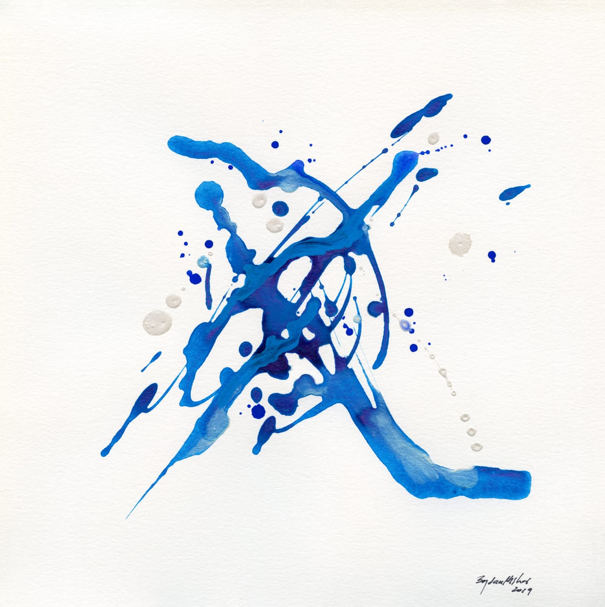 Splat in Blue 