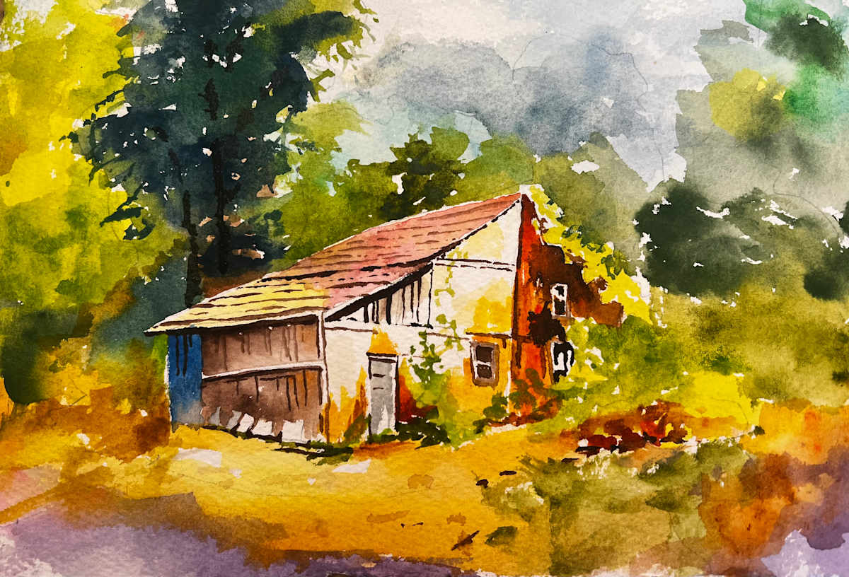 Hidden Barn by Carol Dixon 
