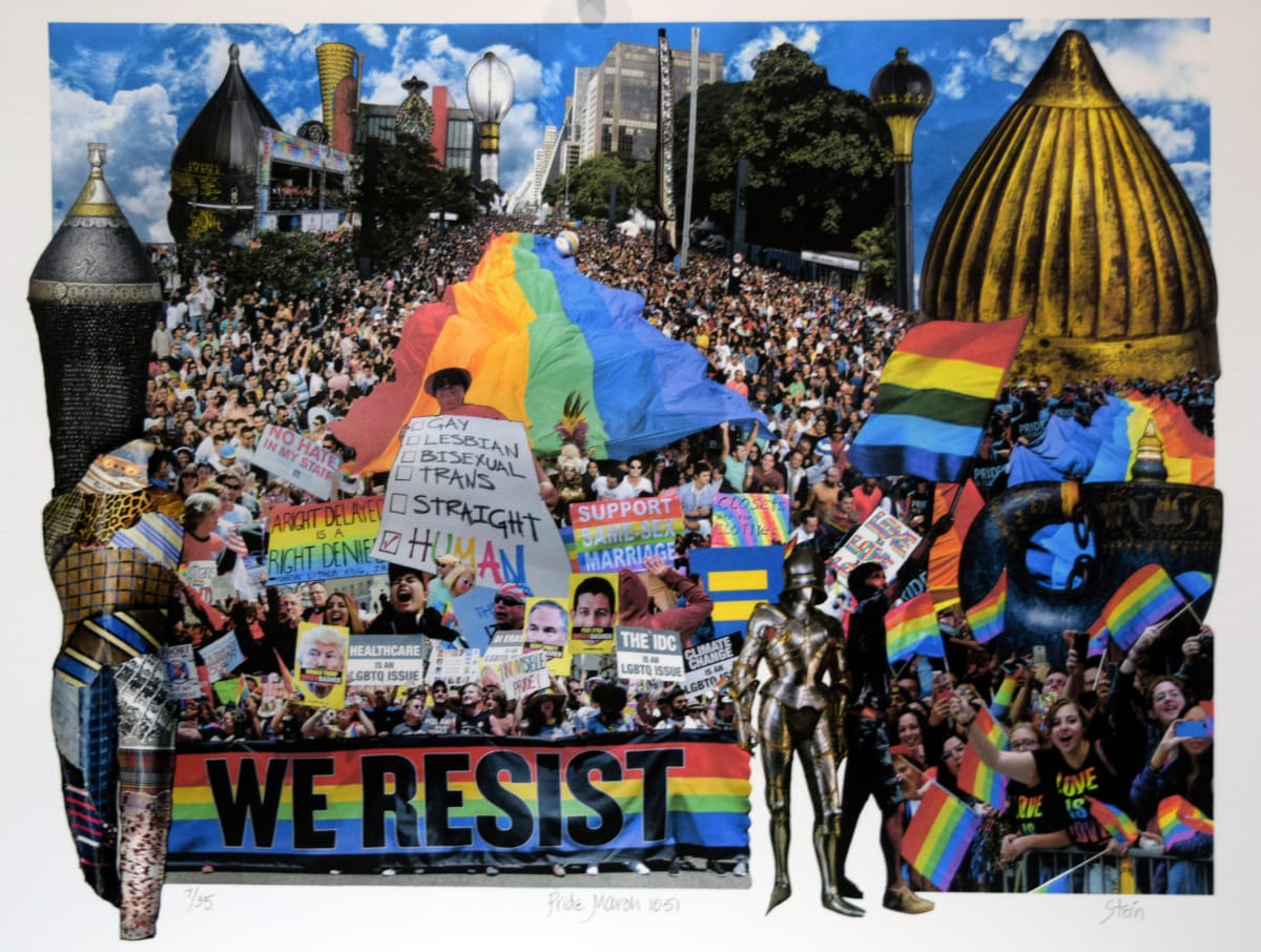 Pride March 1051 by Linda Stein  Image: Pride March 1051 by Linda Stein