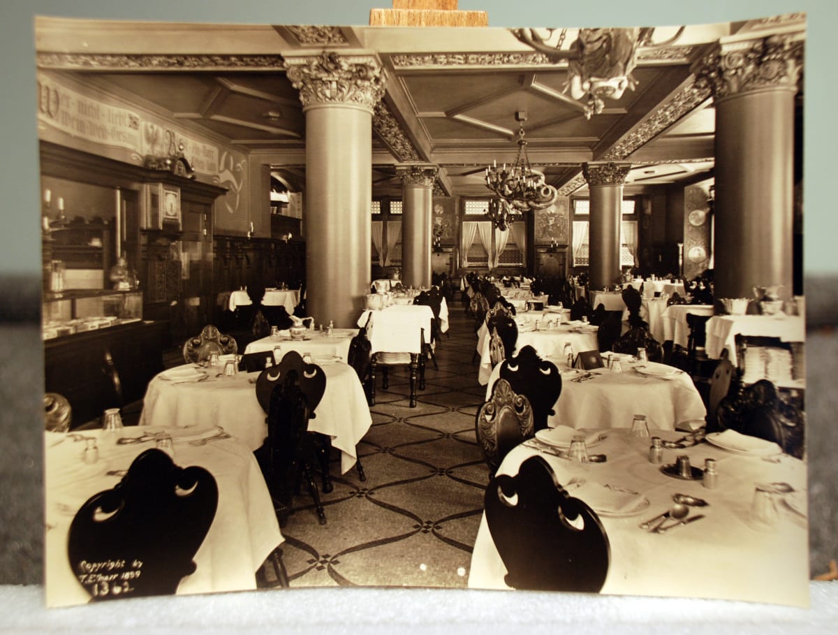 Hotel Touraine - German Room - 1362 by T.E. Marr 