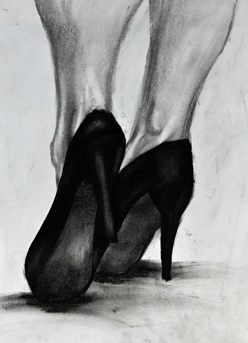 Untitled (High Heels) by Delany Barger, Image 1.