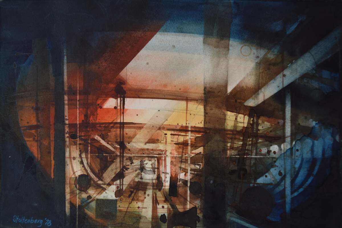 Below Deck Study by Donald Stoltenberg, Image 3.