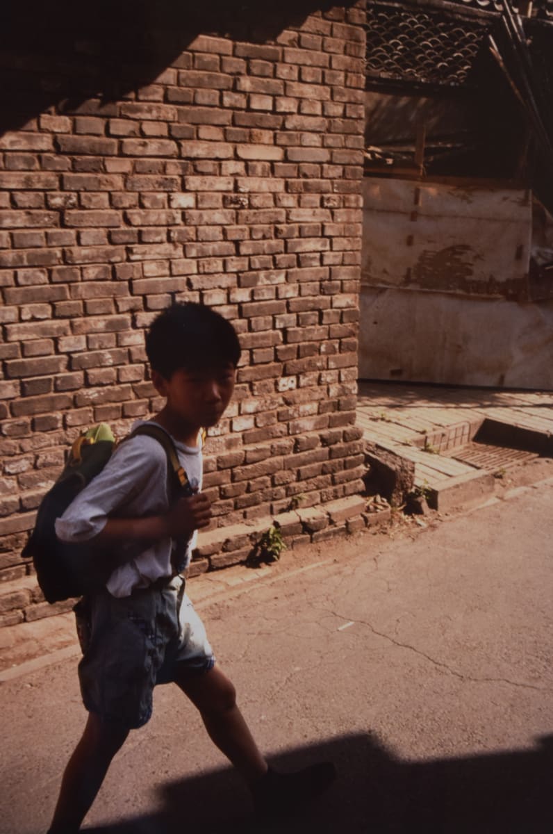 Boy in Huton, Nem Beihai Park, Beijing by Robert Ward 