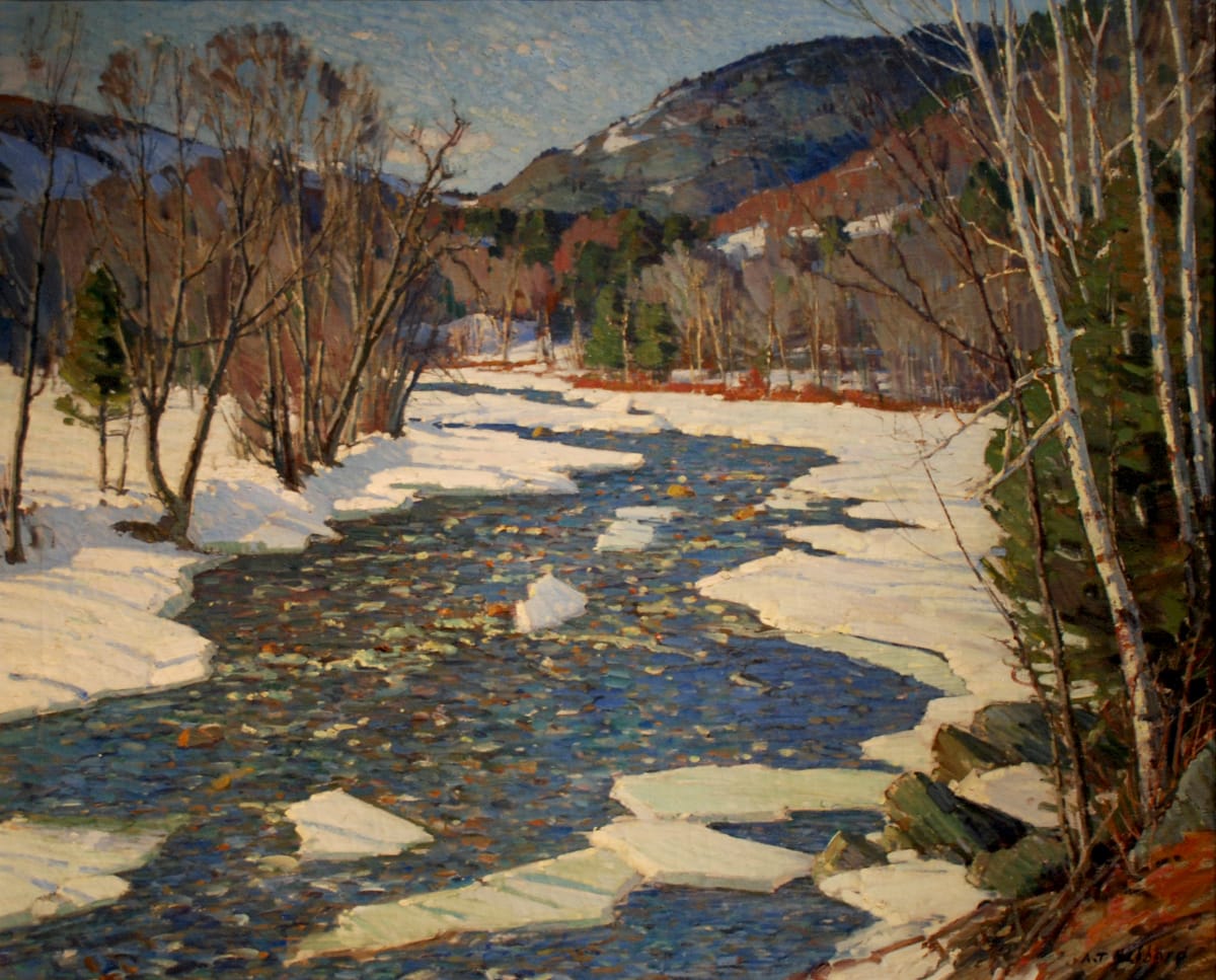 Breaking Up-West River by Aldro T. Hibbard  Image: Breaking Up-West River by Aldro T. Hibbard