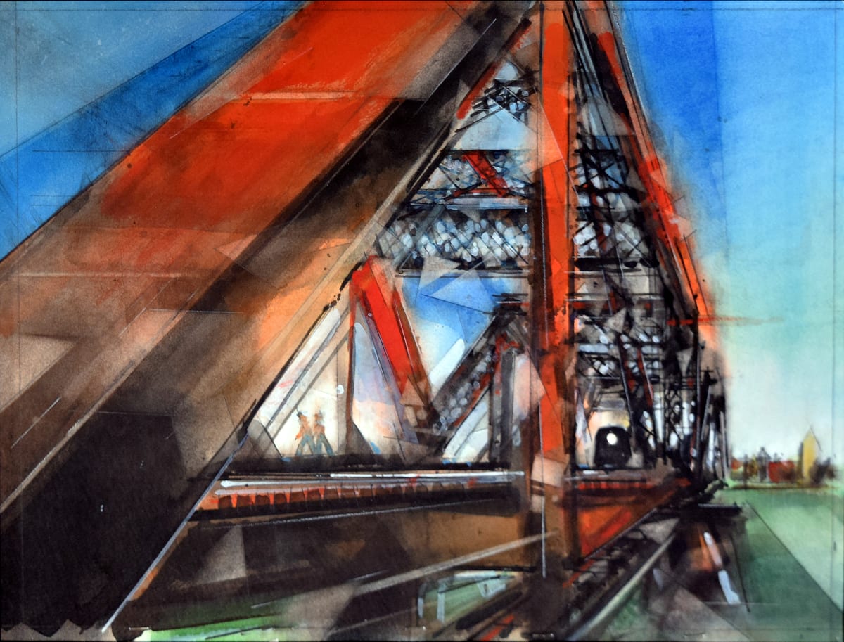 Bridge Crossing by Donald Stoltenberg  Image: Bridge Crossing by Donald Stoltenberg