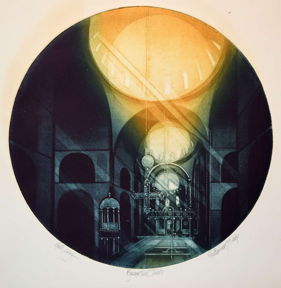 Byzantium Tondo by Donald Stoltenberg, Image 4.
