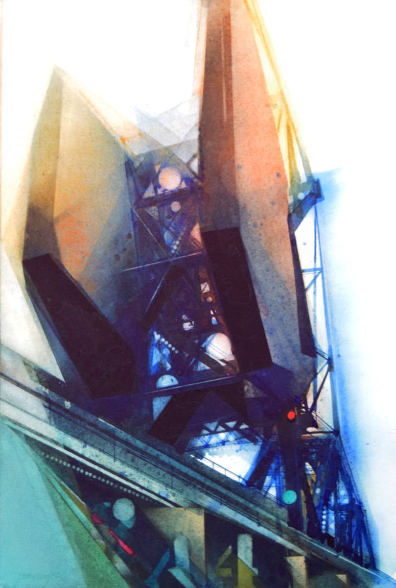 Chicago River Rail Bridge by Donald Stoltenberg  Image: Chicago River Rail Bridge by Donald Stoltenberg