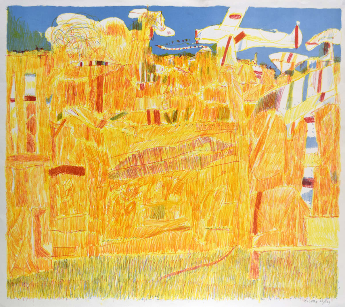 Landscape with Airplane by Carmen Cicero, Image 1.