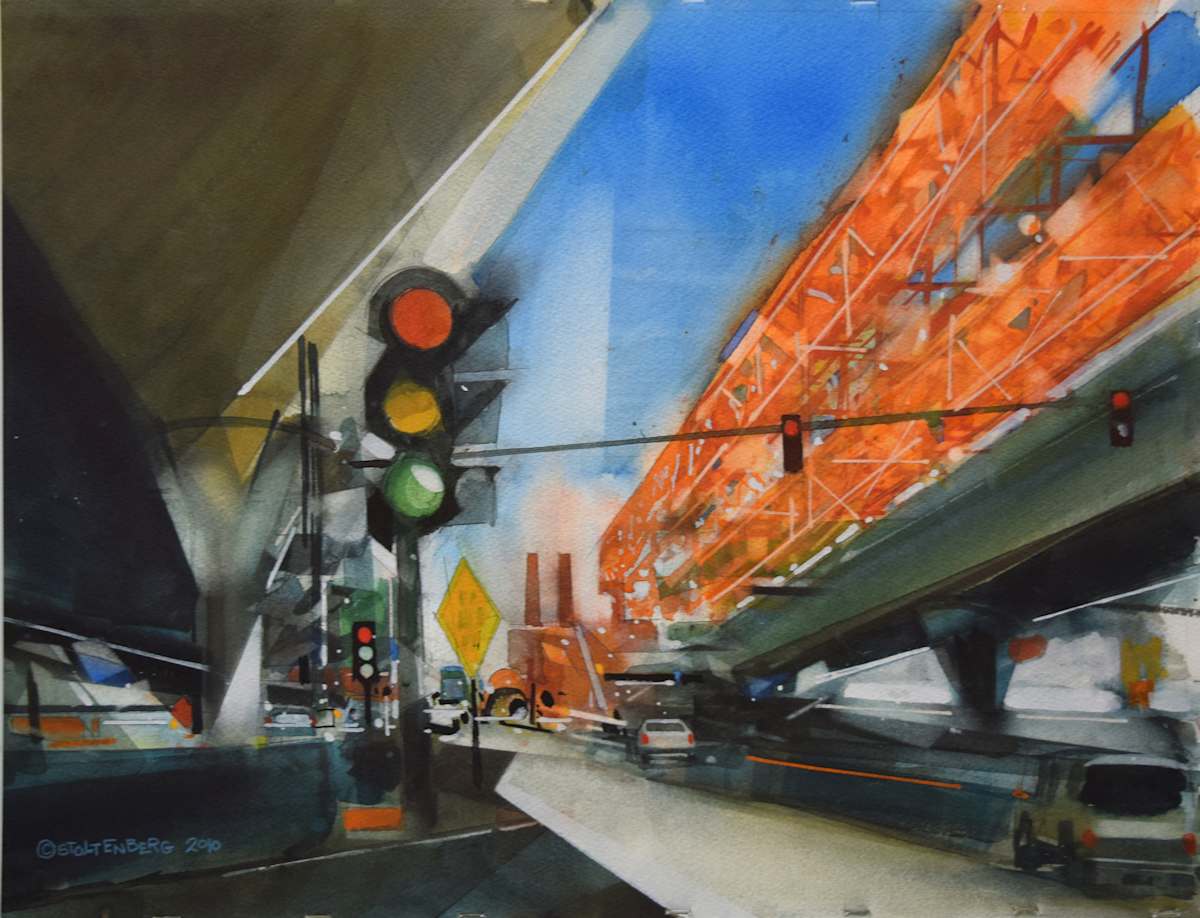 Boston Big Dig Construction by Donald Stoltenberg, Image 3.